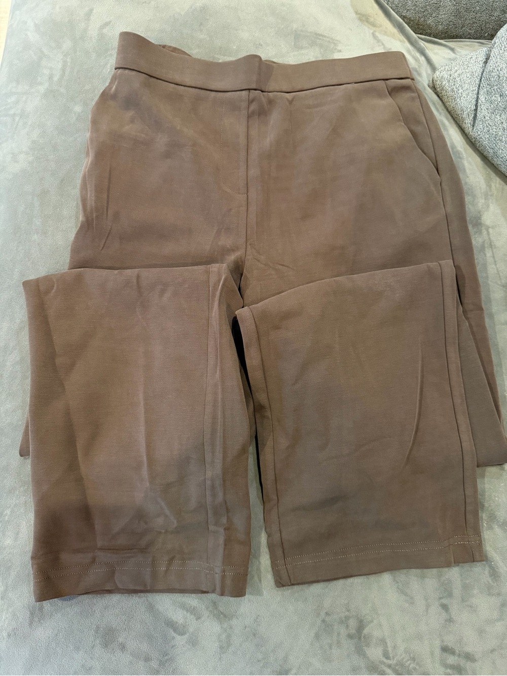 OGL Women's Brown Straight-Leg Trousers
